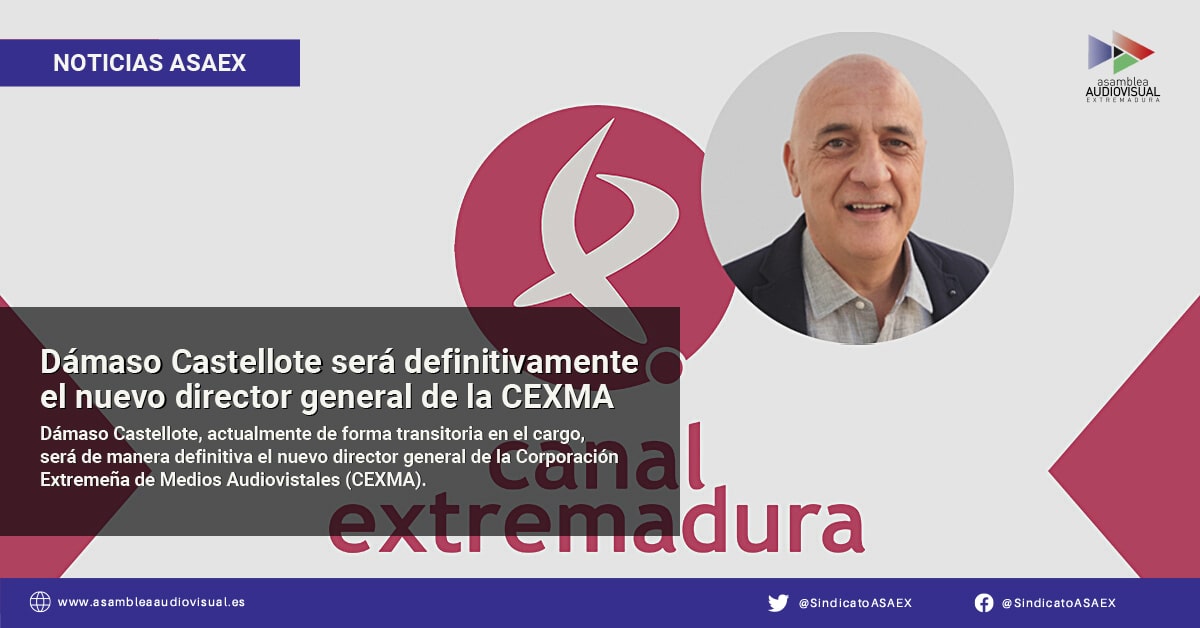 Dámaso Castellote será el nuevo director general de la CEXMA