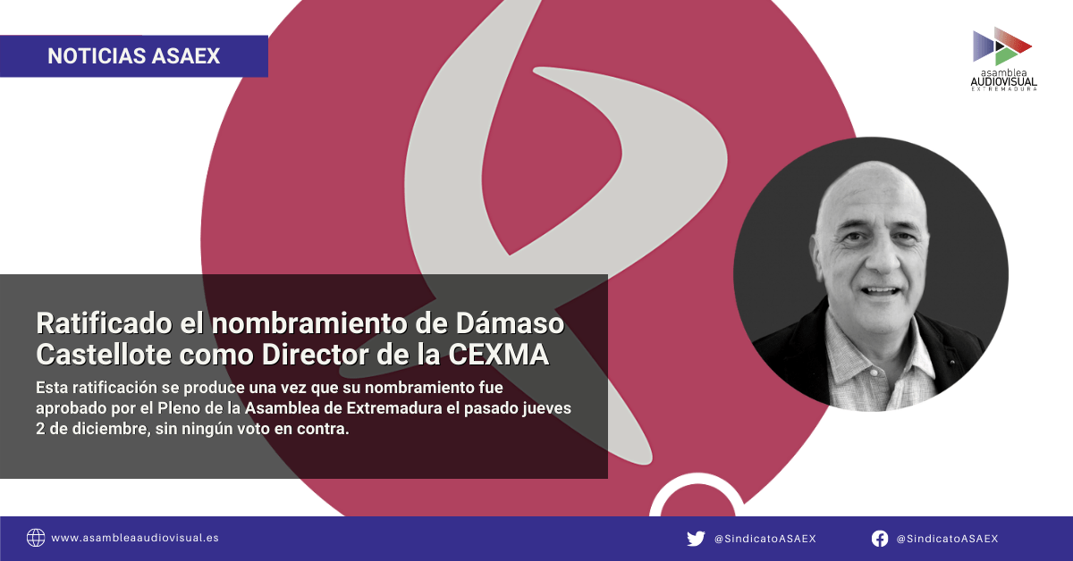 Ratificado el nombramiento de Dámaso Castellote como Director de la CEXMA